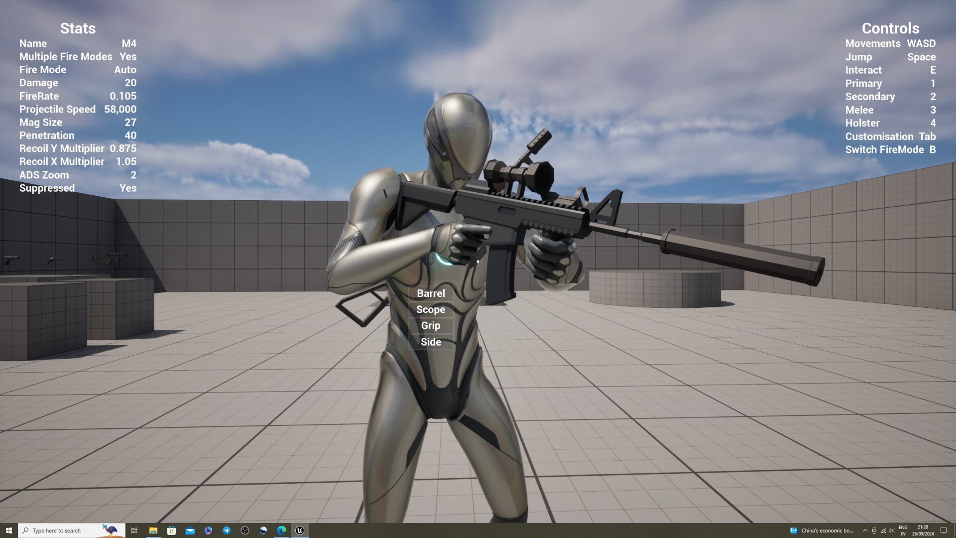 Weapon Customisation System - Screenshot